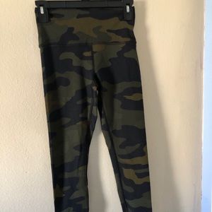 High rise camo leggings